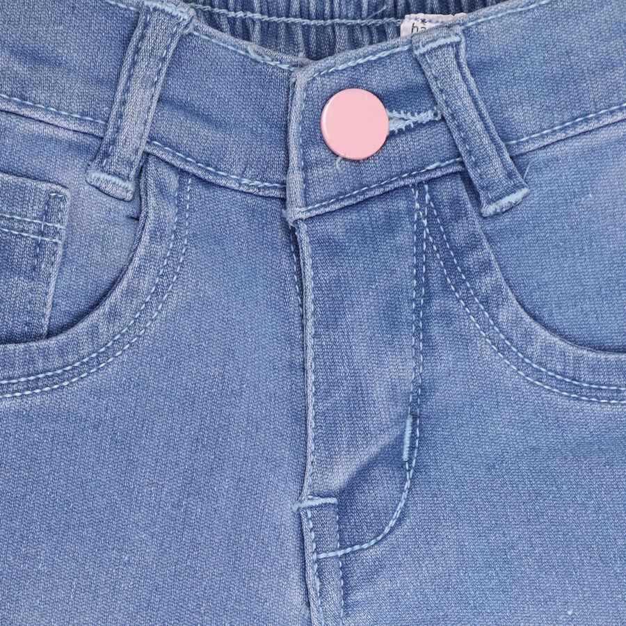 Girls' Jeans , हल्का नीला, large image number null