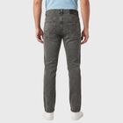 Men's Dark Grey Slim Fit Washed Jeans, गहरा ग्रे, small