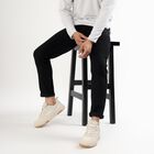 Men's Jet Black Slim Fit Jeans, Black, small image number null