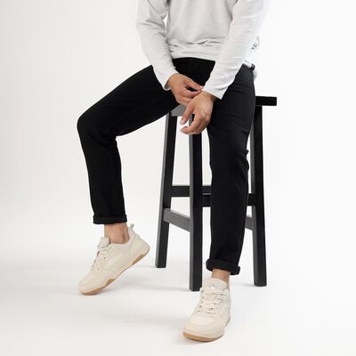 Men's Jet Black Slim Fit Jeans