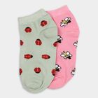 Girl's Socks (Pack of 2), Pink, small image number null