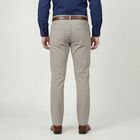 Men's Light Grey Slim Fit Casual Trousers, हल्का ग्रे, small