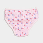 Girls Cotton Printed Panty, Light Pink, small image number null