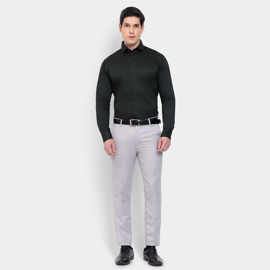 Men's Formal Shirt, गहरा हरा, large image number null
