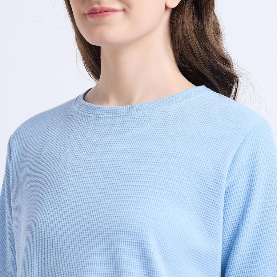Ladies' Night Suit , Light Blue, large image number null