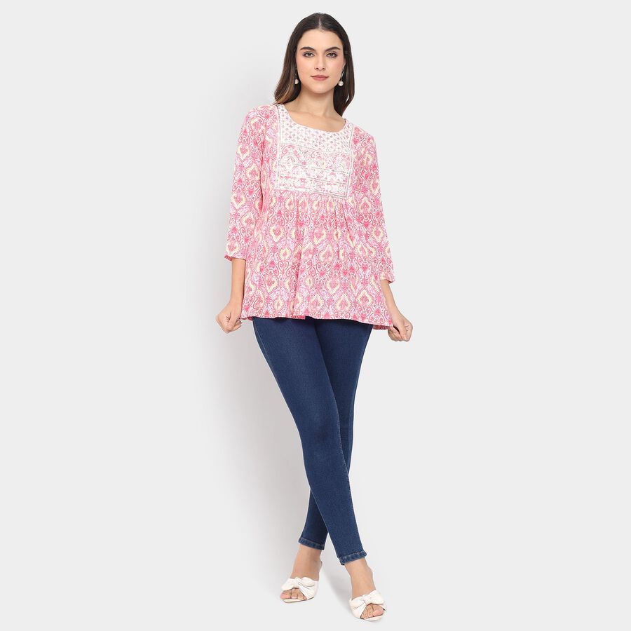 Ladies' Kurti , गुलाबी, large image number null