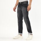 Men's Dark Indigo Slim Fit Five-Pocket Jeans, Dark Grey, small image number null