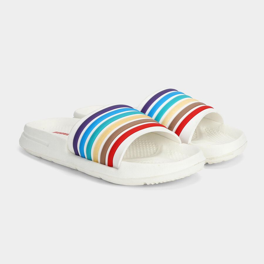 Boys' Slipper, White, large