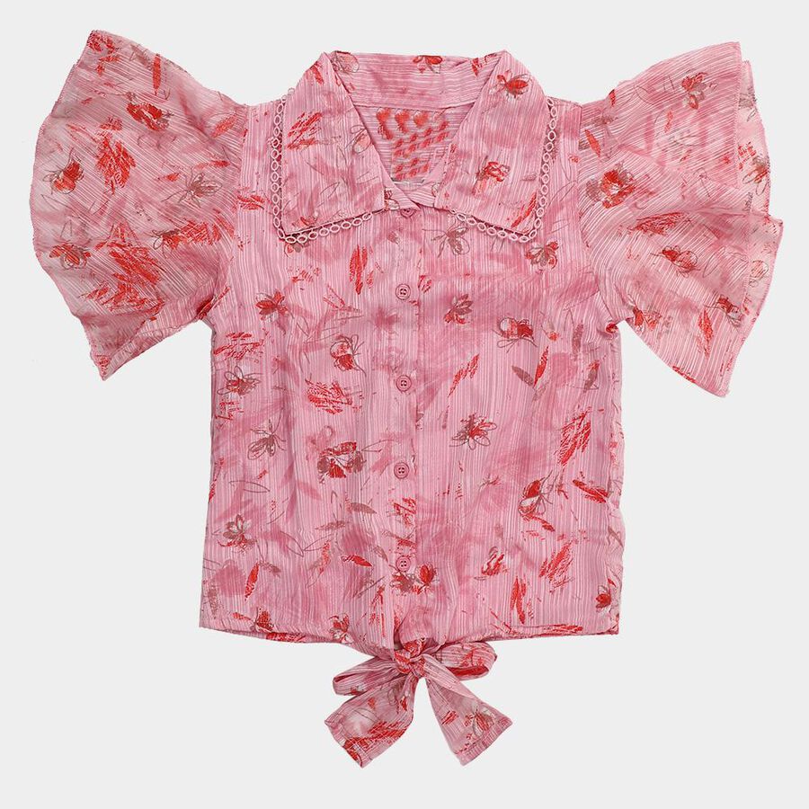 Girls' T-Shirt, Pink, large image number null