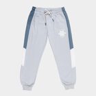Boys Light Powder Blue Color-Blocked Jogger Pyjama, हल्का नीला, small image number null