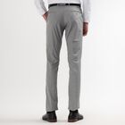 Men's Slim Fit Formal Trousers, हल्का ग्रे, small image number null
