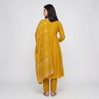 Women's Mustard Embroidered Ethnic Set, Mustard, small