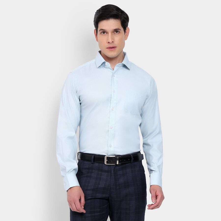 Men's Formal Shirt, Aqua, large image number null