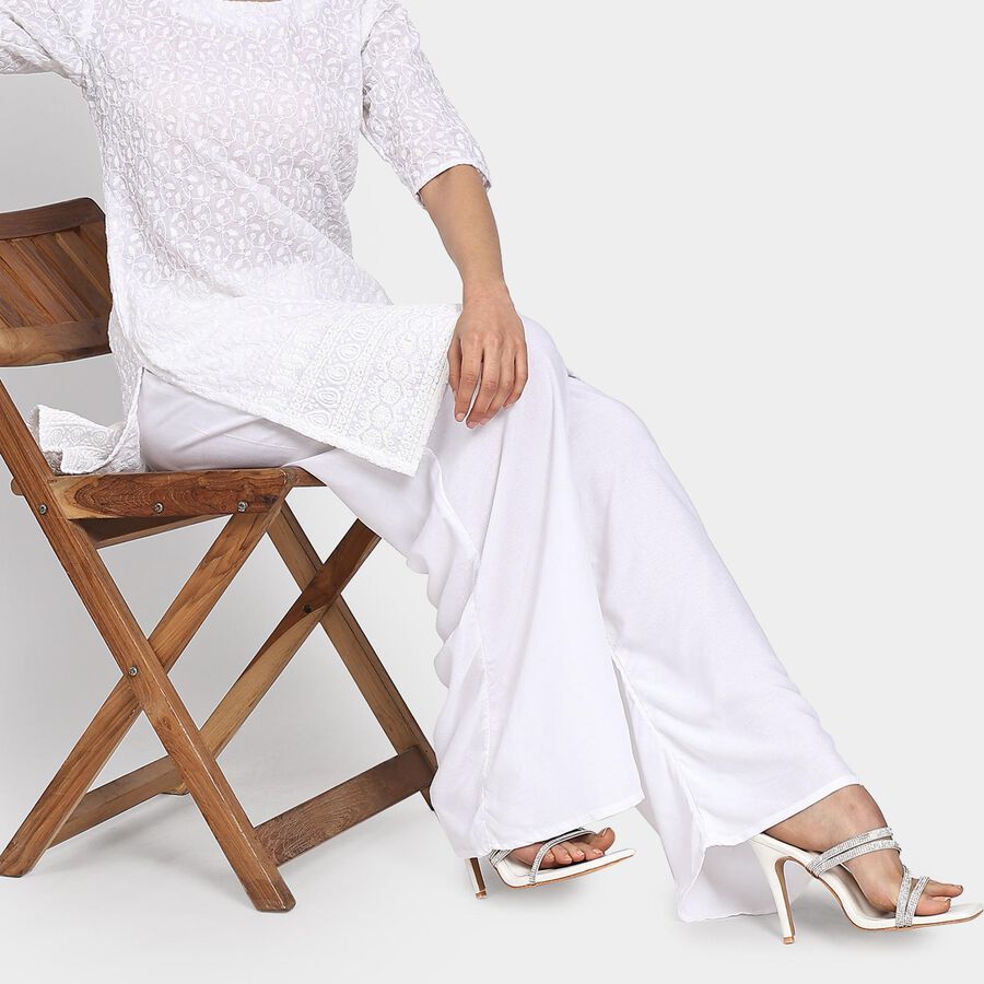Ladies' Palazzos , White, large image number null