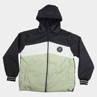 Boys Navy Blue Hooded Windbreaker Jacket, नेवी ब्लू, small