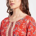 All Over Print Kurti, नारंगी, small image number null