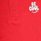 Boys Single Jersey T-Shirt, लाल, small image number null