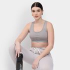 Ladies' Sports Bra, Light Grey, small