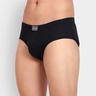 Men's 100% Cotton Briefs, Black, small image number null