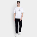 Cotton Round Neck T-Shirt, White, small image number null