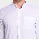 Men's Cotton Casual Shirt, White, small image number null