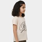 Girls' T-Shirt, गहरा पीला, small