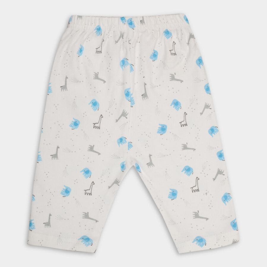 Infants' 100% Cotton Pyjama , Melange Light Grey, large image number null