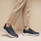Men's Grey Lace-Up Sneakers, ग्रे, small