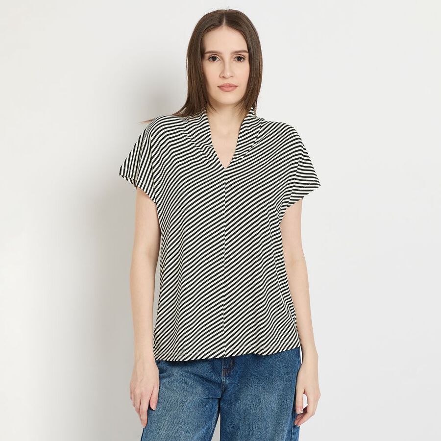 Ladies' Top, Black, large image number null