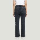 Women's Dark Grey Bootcut Fit Washed Jeans, गहरा ग्रे, small