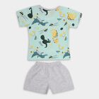 Infant Boys' 100% Cotton Baba Suit , हल्का हरा, small image number null