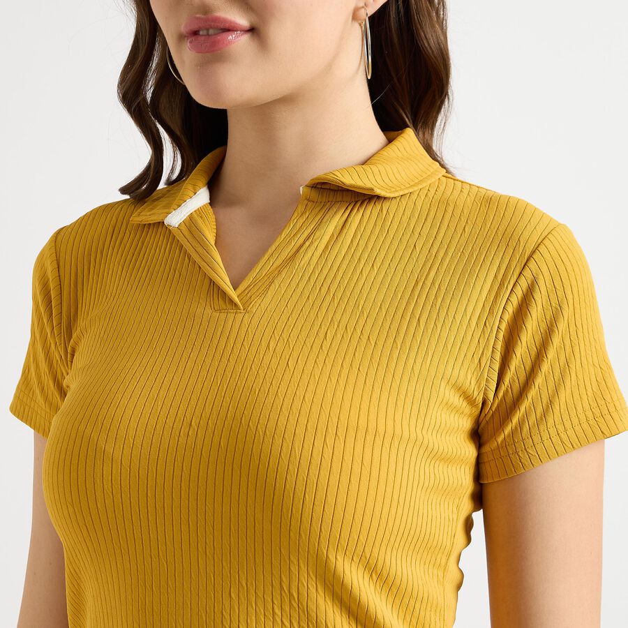 Ladies' Polo Shirt, मस्टर्ड, large image number null