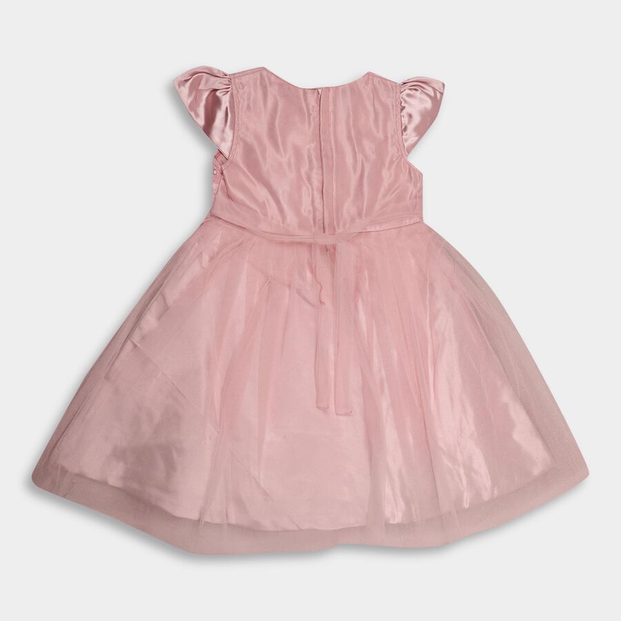 Girls' Frock, गुलाबी, large image number null