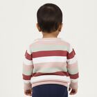 Infants Light Pink Crew Neck Casual Pullover, Light Pink, small image number null