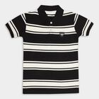 Boys' 100% Cotton Half Sleeves T-Shirt, Black, small image number null