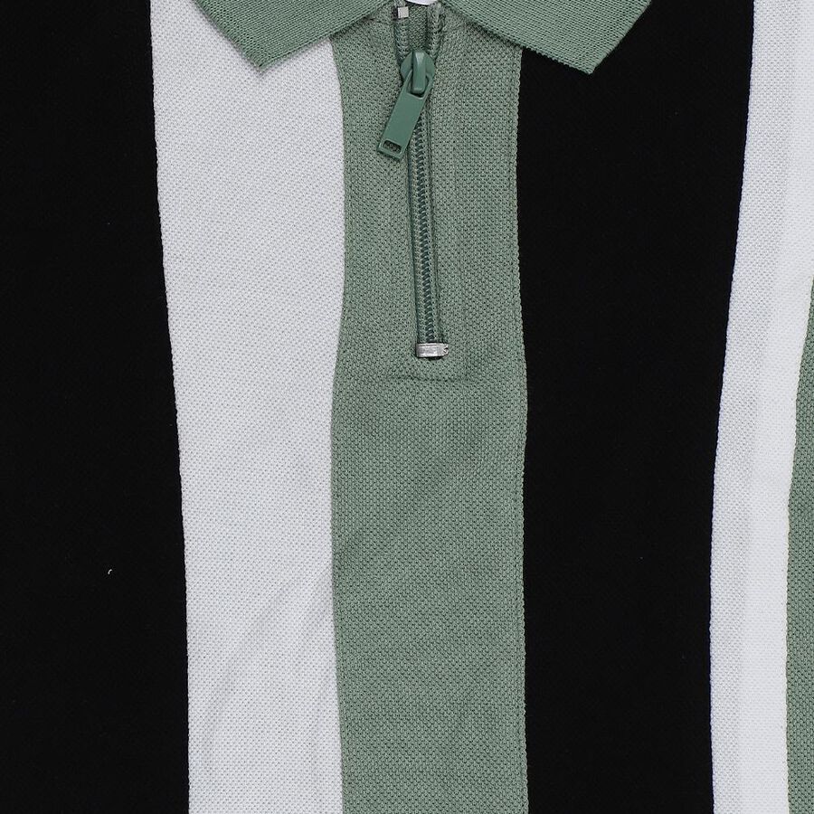 Boys' Half Sleeves T-Shirt, ओलिव, large