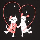 Girls' T-Shirt , काला, small image number null