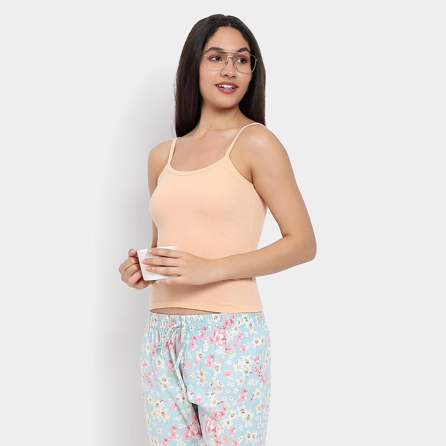 Ladies' 100% Cotton Slips, Peach, large image number null