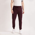 Cut & Sew Track Pants, Maroon, small image number null