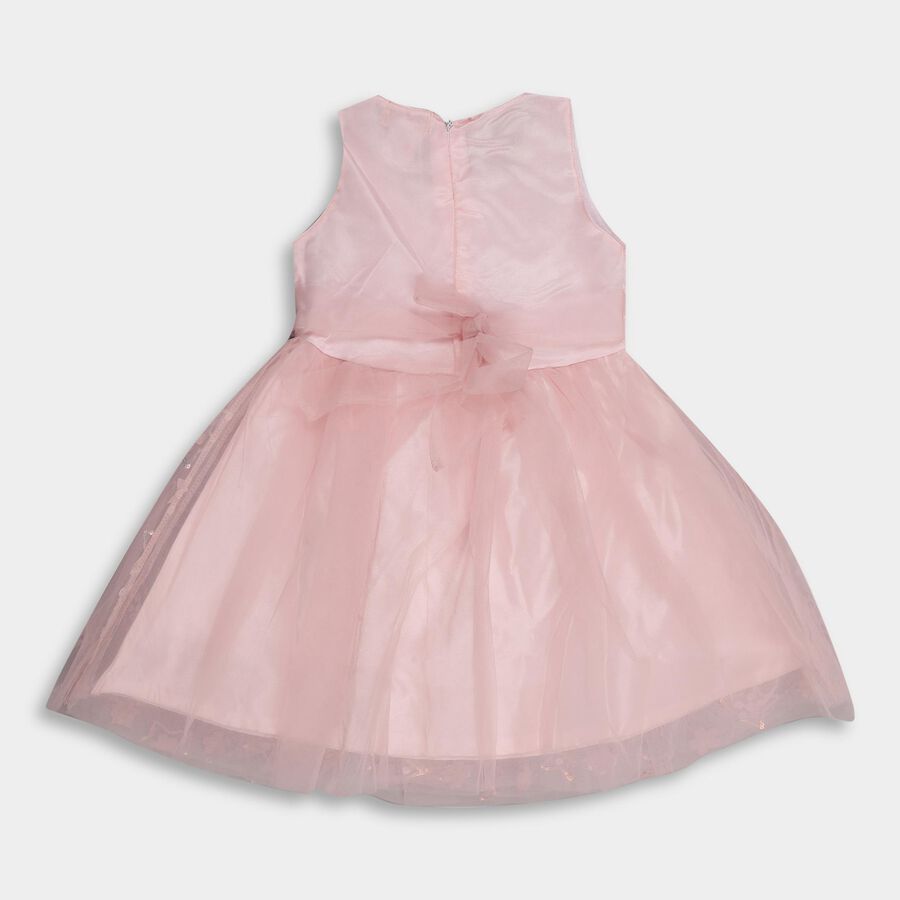 Girls' Frock, हल्का गुलाबी, large image number null
