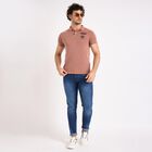 Men's 100% Cotton Collared Half Sleeves T-Shirt , गुलाबी, small image number null