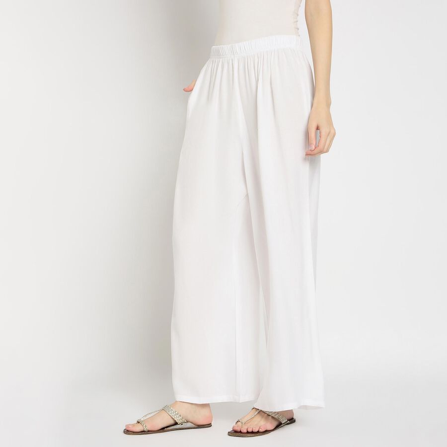 Ladies' Palazzos , सफ़ेद, large image number null