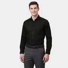 Men's Green Cotton Spread Collar Classic Formal Shirt, Dark Green, small