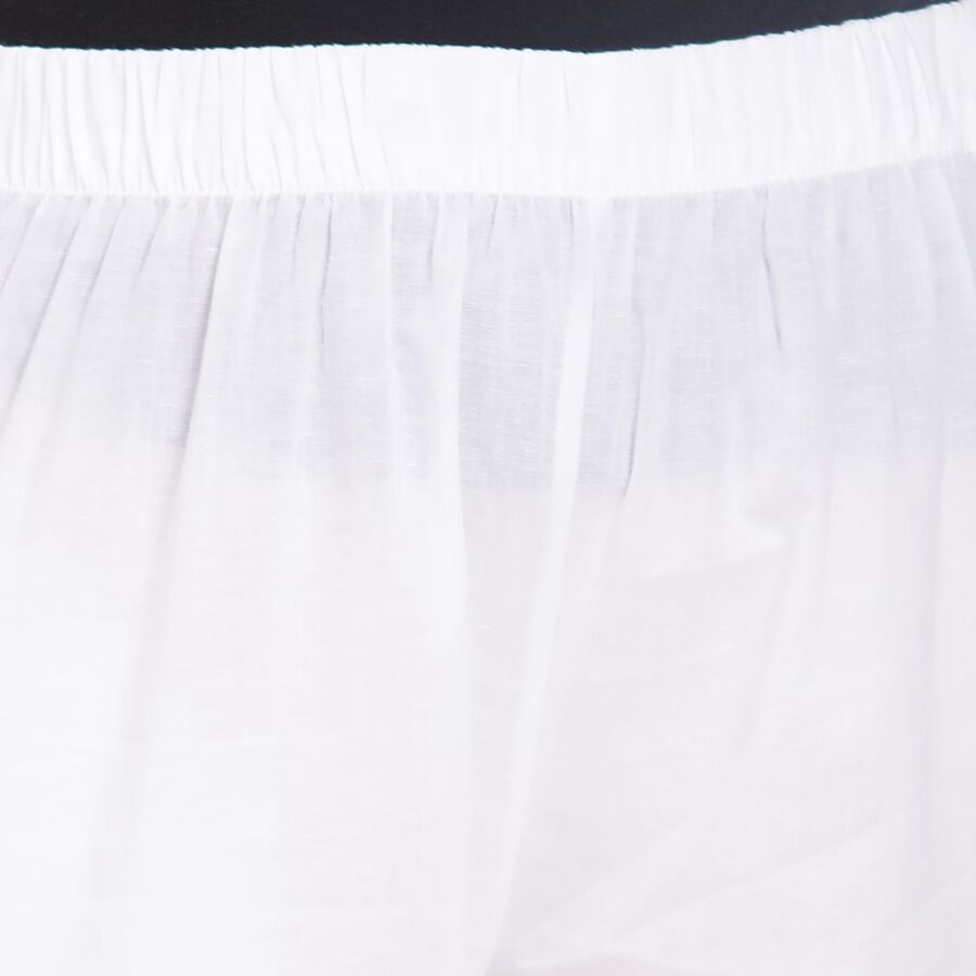 Ladies' Cotton Palazzos , सफ़ेद, large image number null