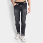 5 Pocket Skinny Fit Jeans, Dark Grey, small image number null
