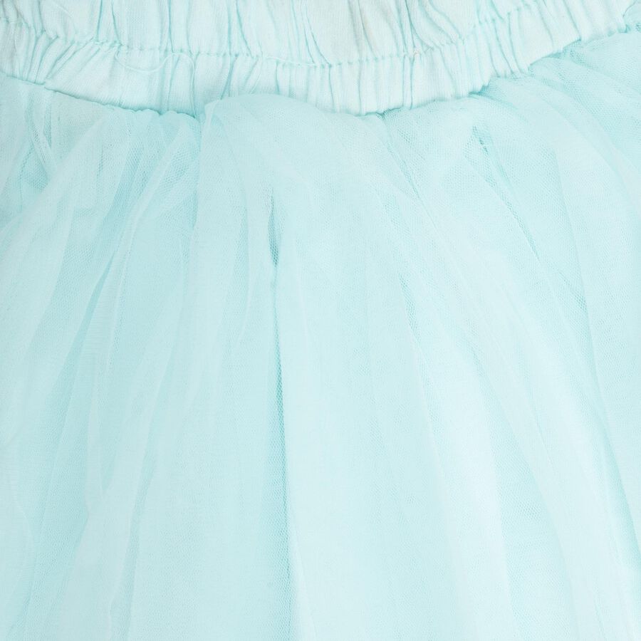 Infants' Top Skirt, Light Blue, large image number null