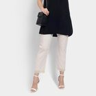 Ladies' 100% Cotton Palazzos , Off White, small image number null