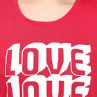 Ladies' Round Neck T-Shirt , Fuchsia, small image number null
