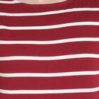Stripes Top, Maroon, small image number null