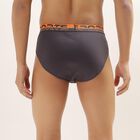 Men's 100% Cotton V-Cut Briefs , Dark Grey, small image number null
